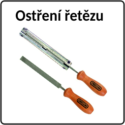 Ikona ostření řetězu